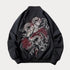 Luxury Dragon Embroidered Bomber Jacket Men – Oversized Sukajan Pilot Coat 2025